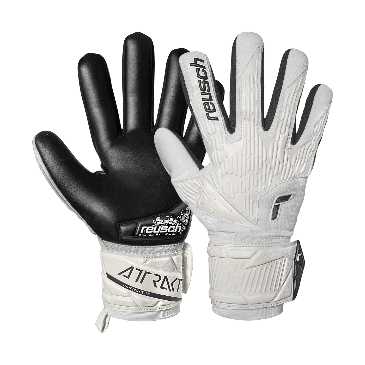 Воротарські рукавиці Reusch Attrakt Infinity NC White купити
