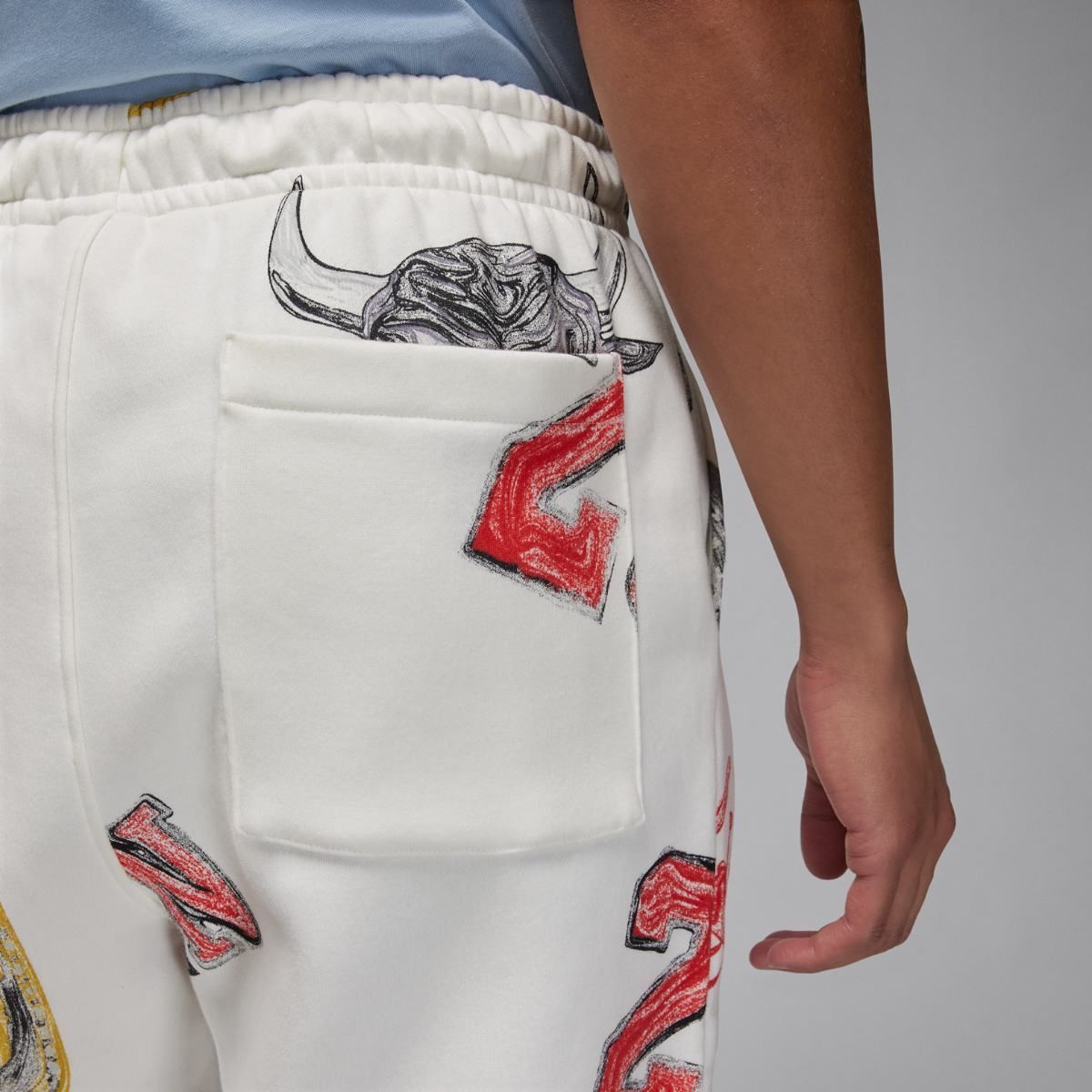 Штани чоловічі Jordan M Ess Aop Flc Pant (FN4547-133) купить