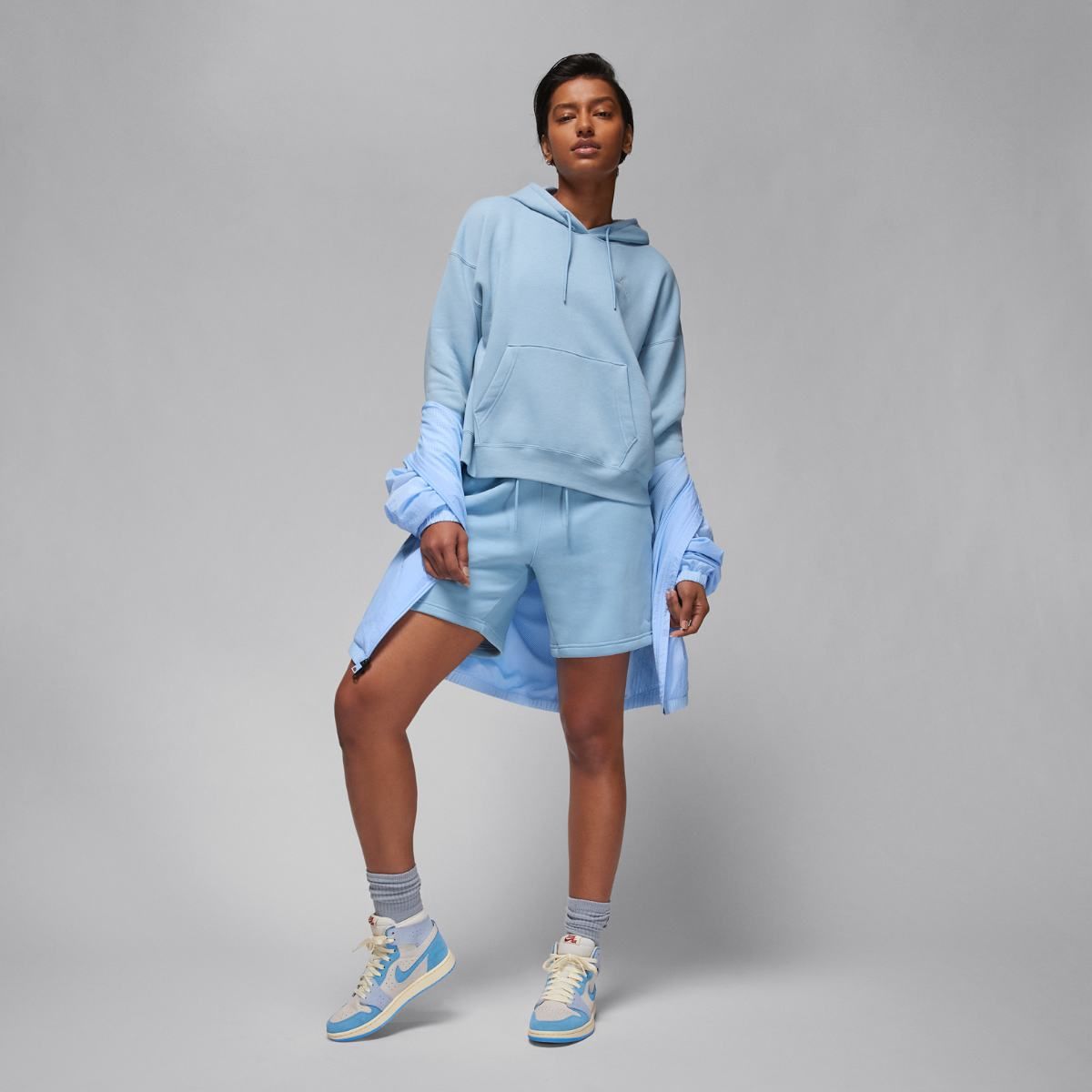 Кофта жіночі Jordan Brooklyn Fleece Light (FN4488-436) купити