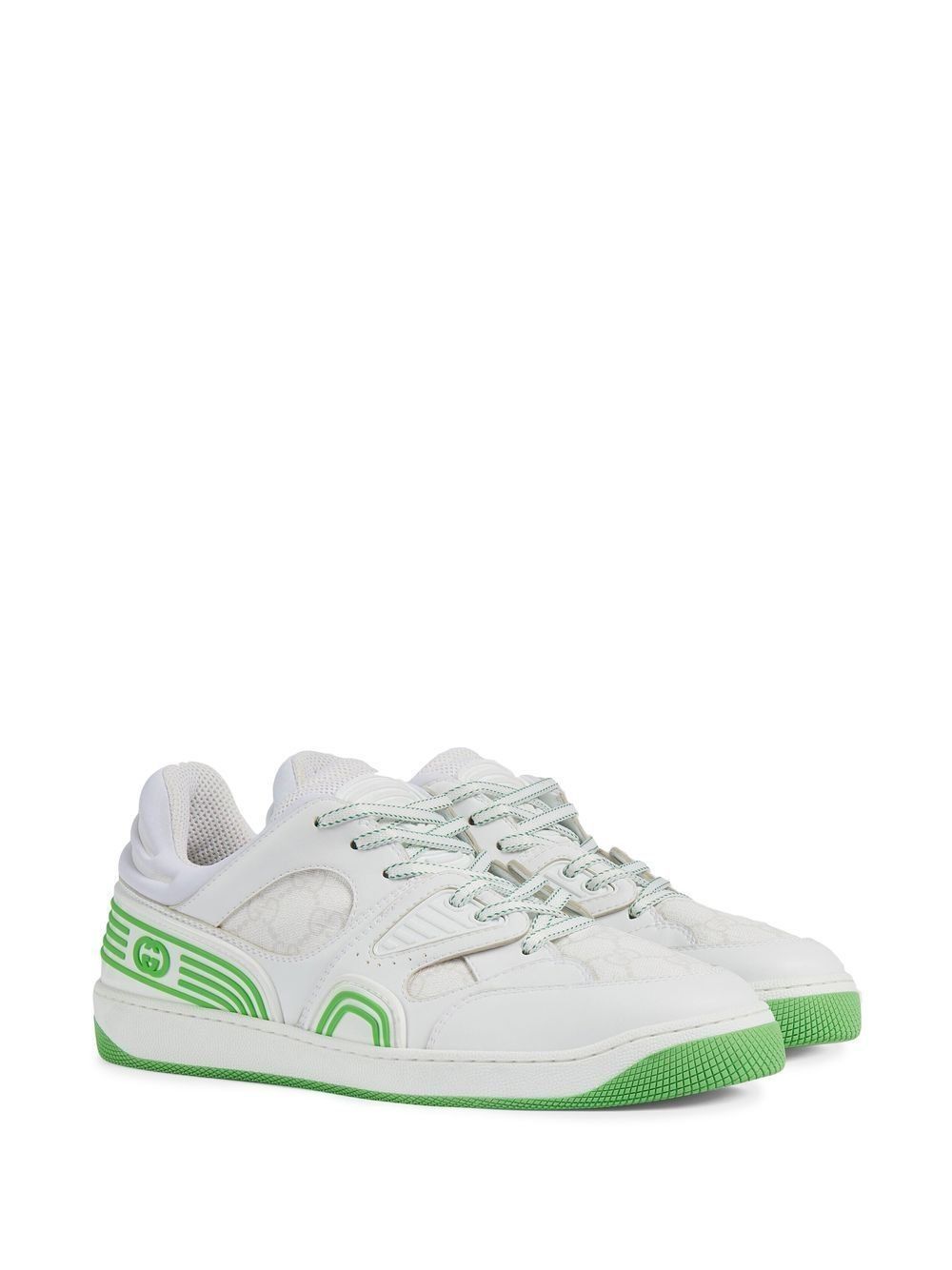 Кросівки Gucci Basket Low White Demetra Green купити