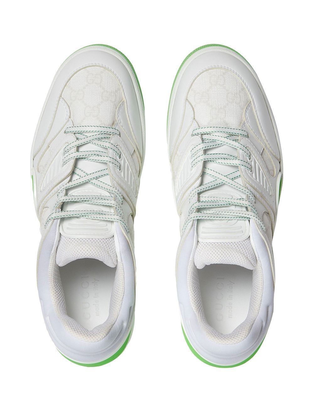 Кросівки Gucci Basket Low White Demetra Green купити