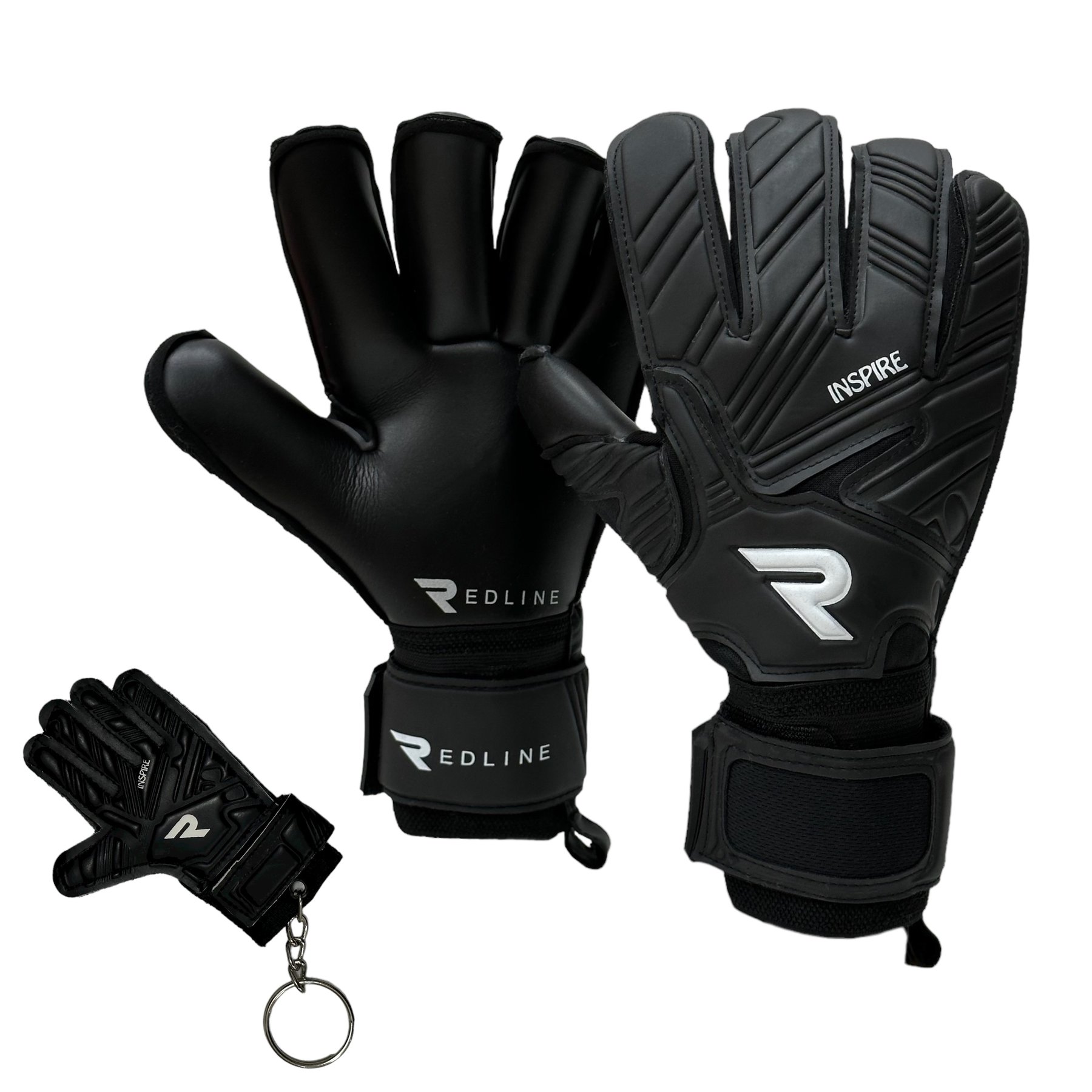 Вратарские перчатки Redline Inspire Black Pro купить