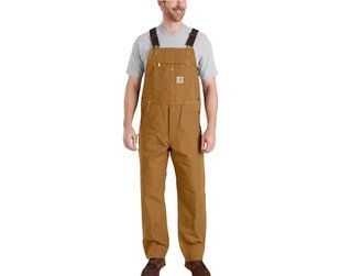 Комбінезон CARHARTT BLACK LOOSE FIT WASHED DUCK INSULATED BIB OVERALL купить
