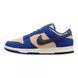 Кросівки Nike Dunk Low LX Blue Suede (W) 1