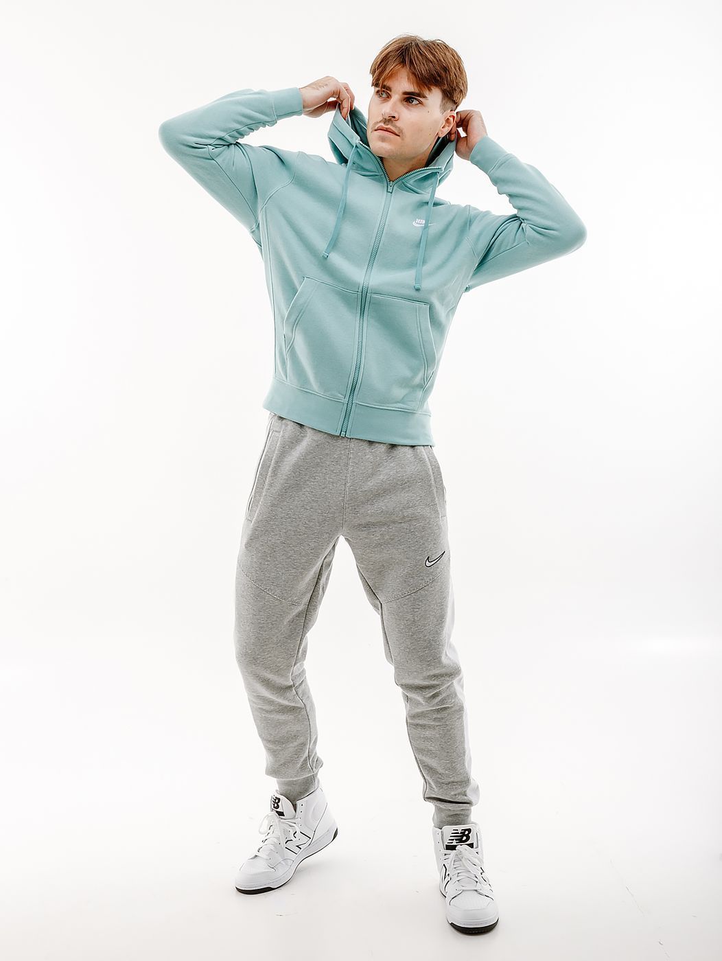 Кофта Nike CLUB HOODIE FZ BB купити