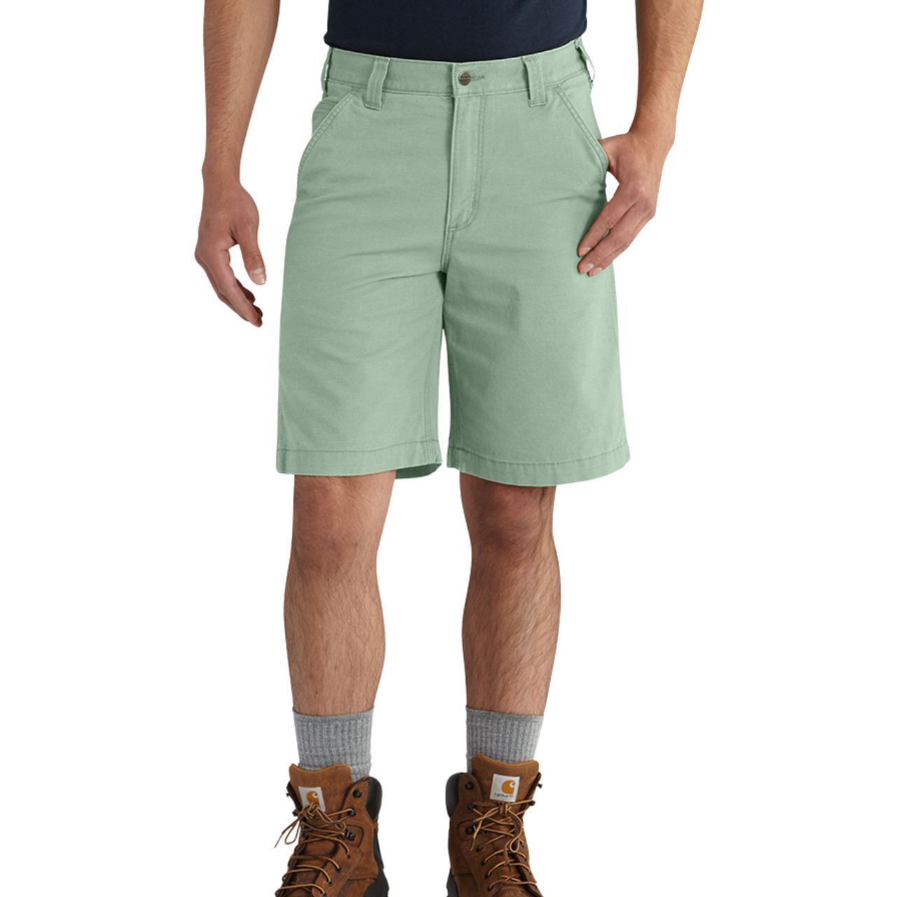 Шорти чоловічі Carhartt Canvas Relaxed 102514-L08 Jade купить