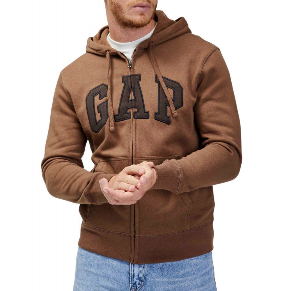 Толстовка Gap Logo Zip Hoodie Brown 546879261 S купити
