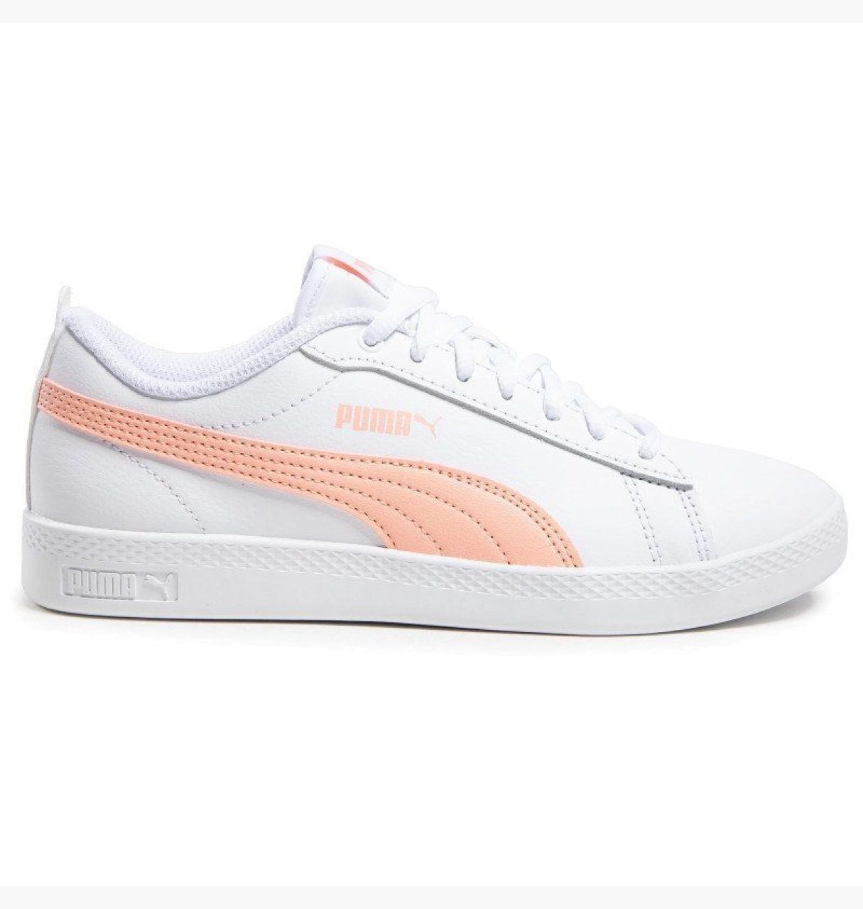 Кросівки Puma Smash v2 L білі персикові купить