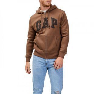 Толстовка Gap Logo Zip Hoodie Brown 546879261 S купити