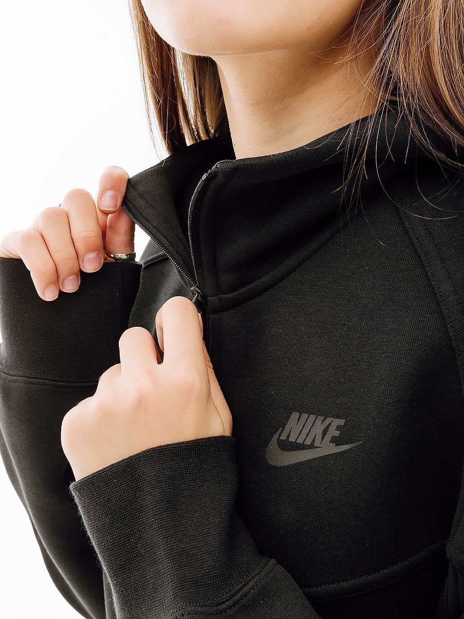 Толстовка Nike W NSW TCH FLC WR FZ HDY купить