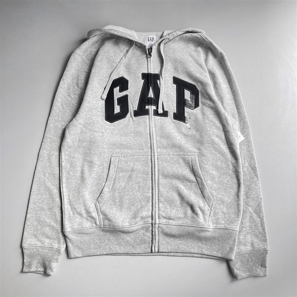 Толстовка Gap Logo Zip Hoodie Grey 218871731 M купить