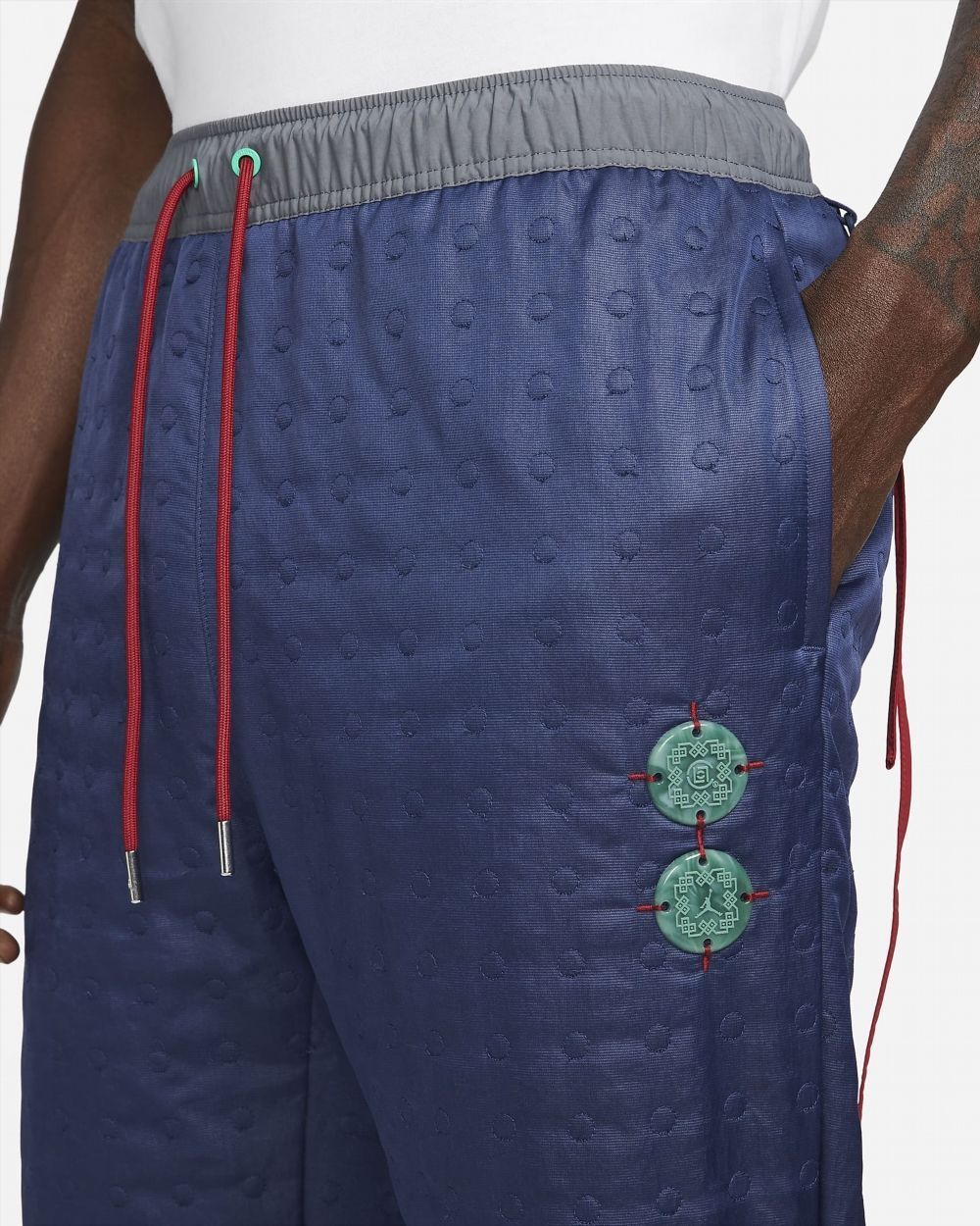Штани Jordan x CLOT Woven Pants Navy купить