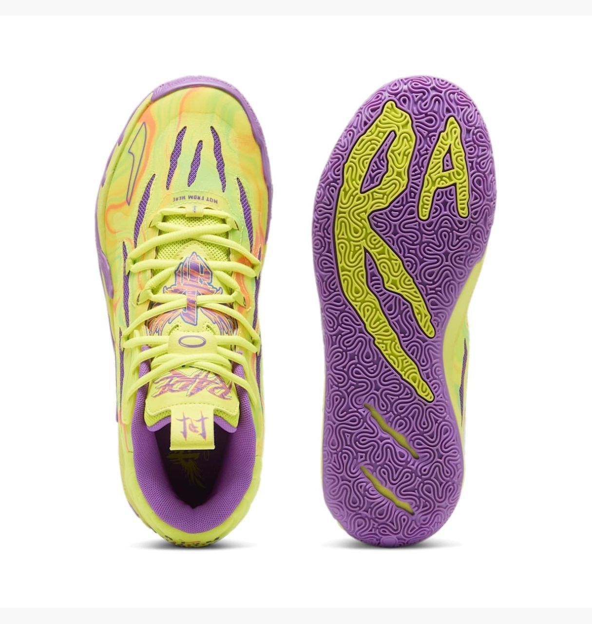 Кросівки Puma Mb.03 Yellow/Violet 379898-01 40.5 купить