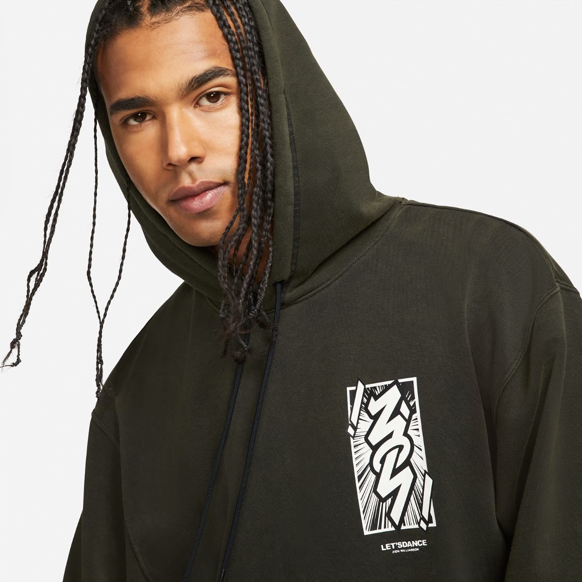 Кофта Jordan M J ZION DF PERF FLC HOODIE купити