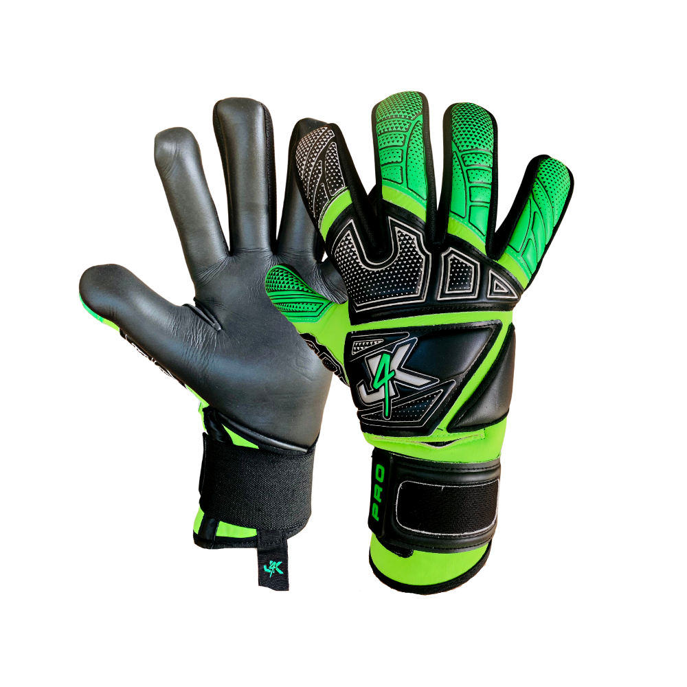 Воротарські рукавиці J4K GK Tec Neg Cut - Green купити