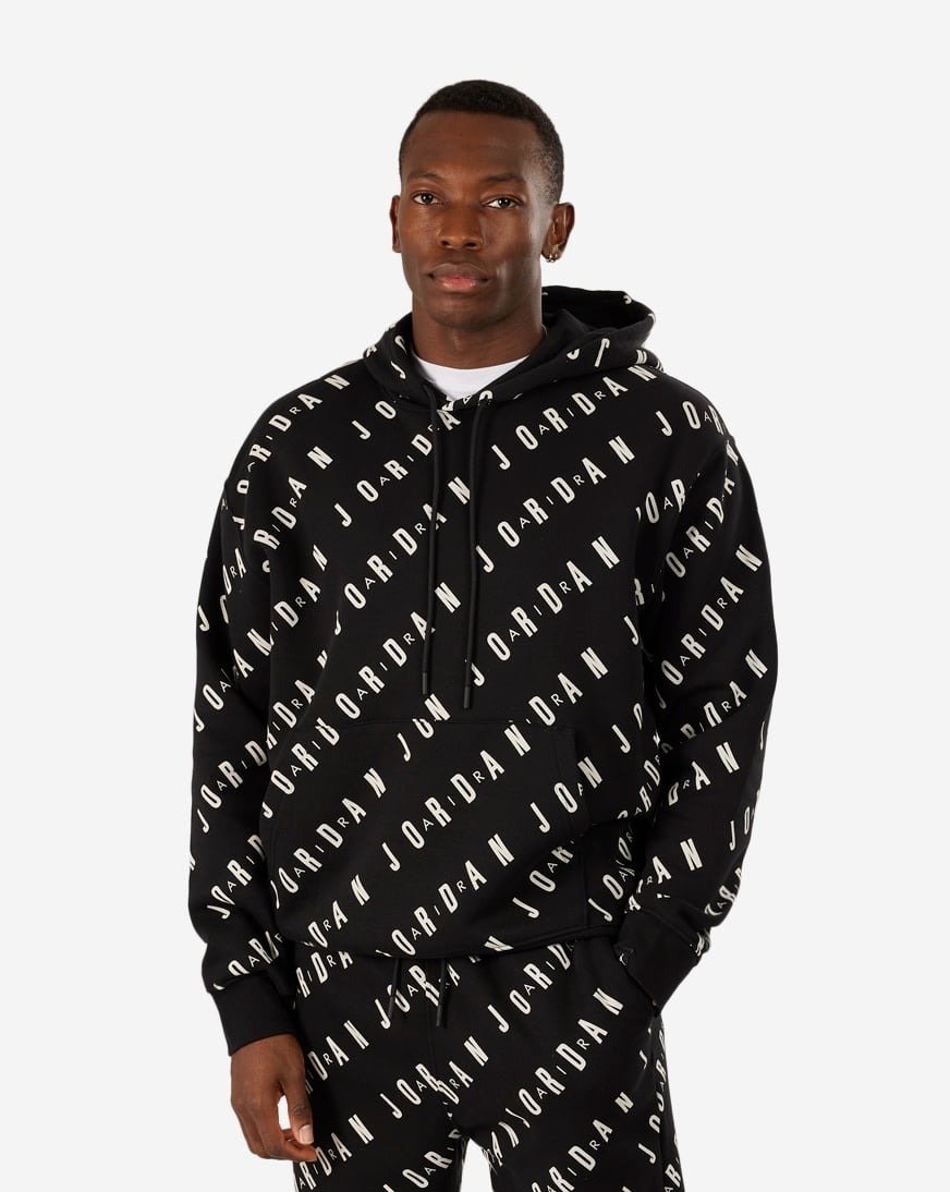 Бомбер Jordan Essentials Aop Fleece Pullover купити