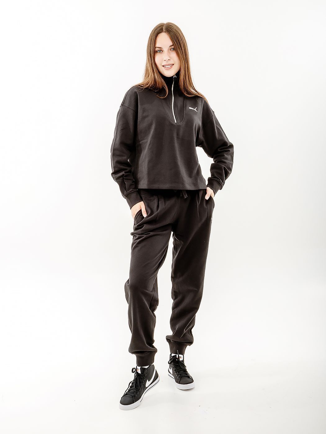 Кофта Puma HER High-Neck Half-Zip купить