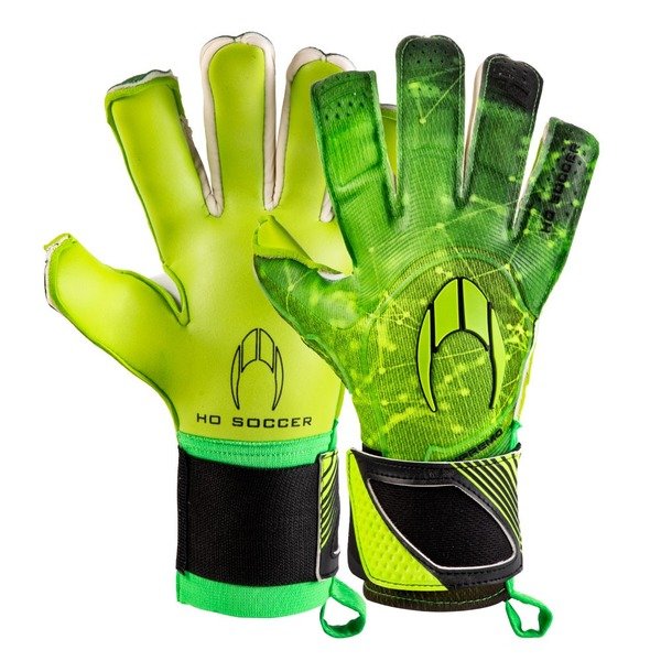 Воротарські рукавиці HO Soccer Premier Supremo II Roll Negative Green купити