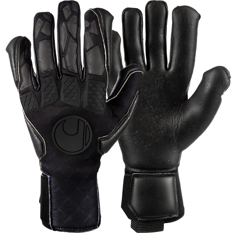 Вратарские перчатки UHLSPORT HYPERBLACK SUPERGRIP+ HN #319 black купить