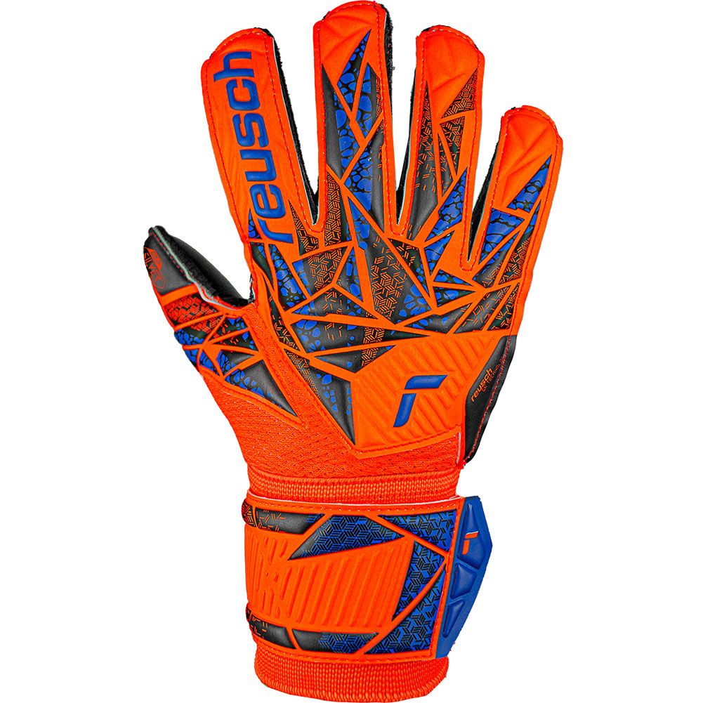 Вратарские перчатки Reusch Attrakt Silver Junior hyper orange купить