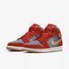 Кросівки Nike Air Jordan 1 Mid Denim Red 1