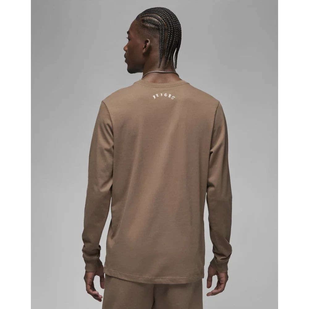 Лонгслів Air Jordan Artist Series By Umar Rashid Long Sleeve Tee Brown DV8424-274 S купить