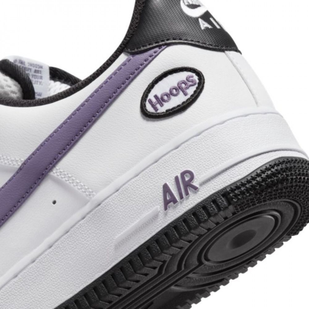 Кросівки Nike air force 1 low hoops white canyon purple купити