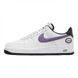 Кросівки Nike air force 1 low hoops white canyon purple 1
