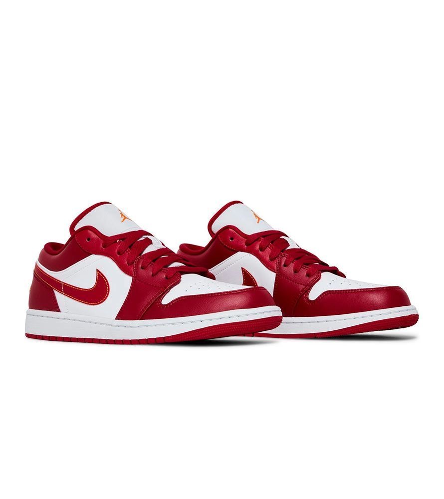 Кросівки Air Jordan 1 Low White/Red 553558-607 42.5 купити