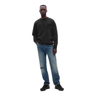 Світшот Gap Relaxed Logo Sweatshirt Black 851425031 XXL купити