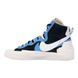 Кросівки NIKE BLAZER MID SACAI BLACK BLUE 3