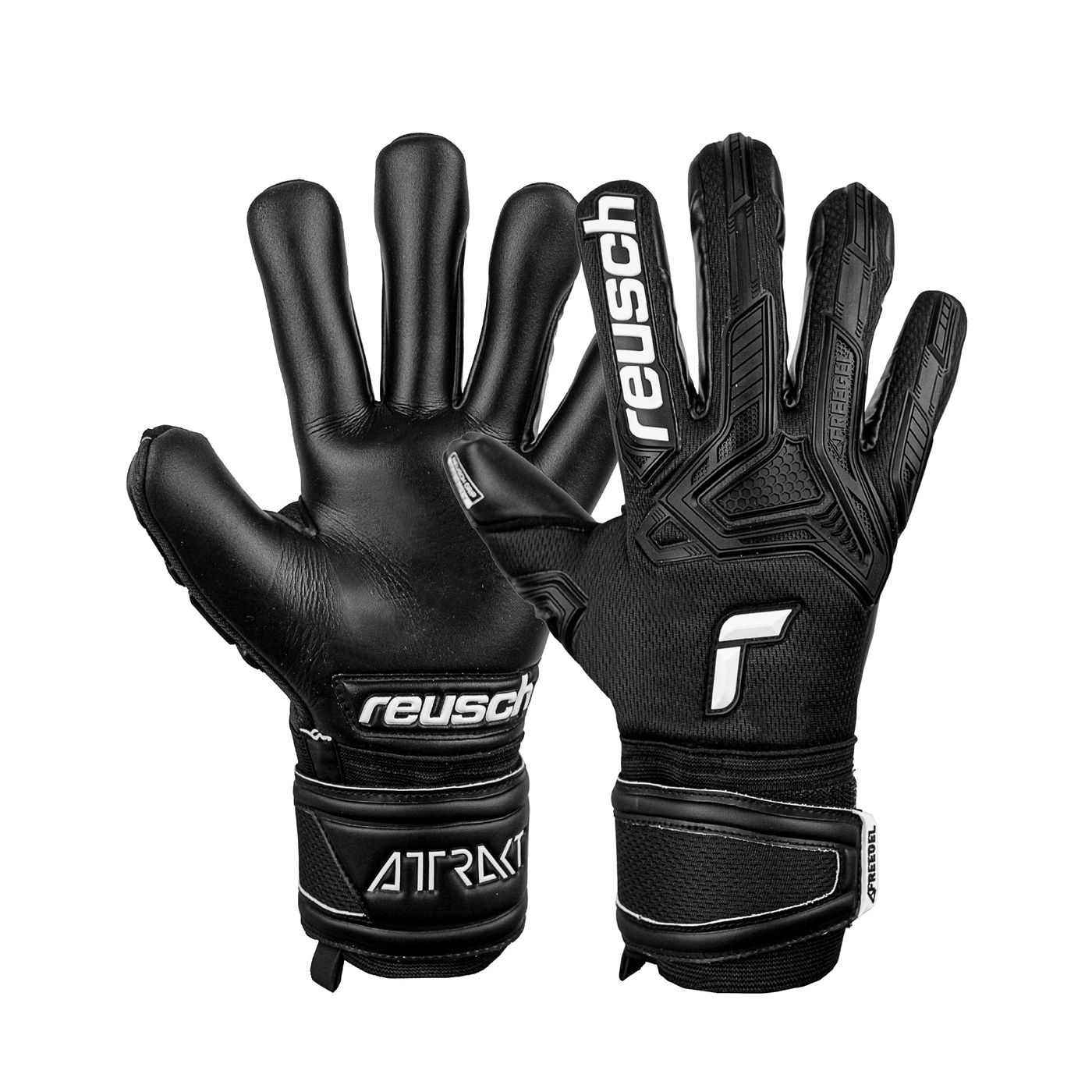 Вратарские перчатки Reusch Attrakt Freegel Infinity Black купить