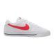 Кросівки Nike court Legacy білі червоний знак 3