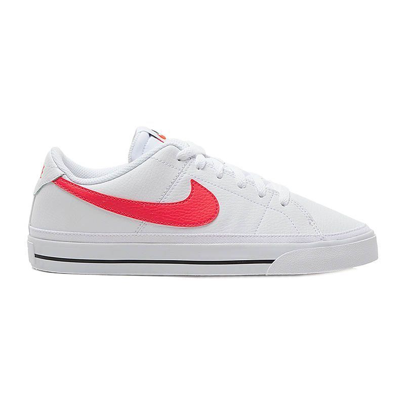 Кросівки Nike court Legacy білі червоний знак купити