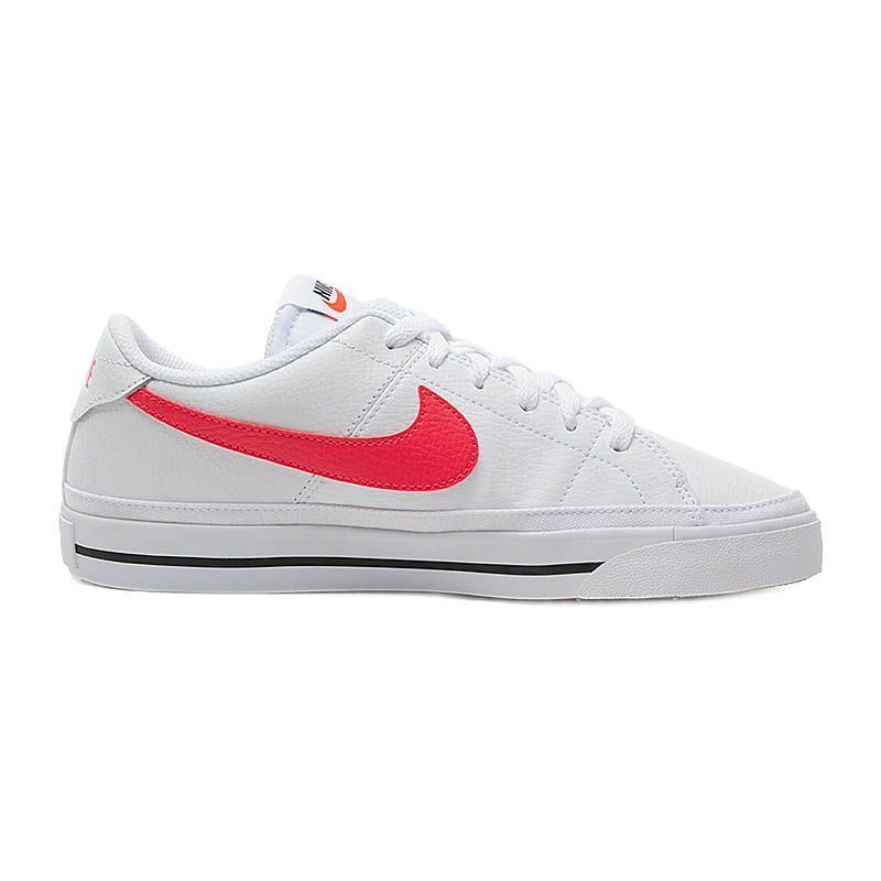Кросівки Nike court Legacy білі червоний знак купити