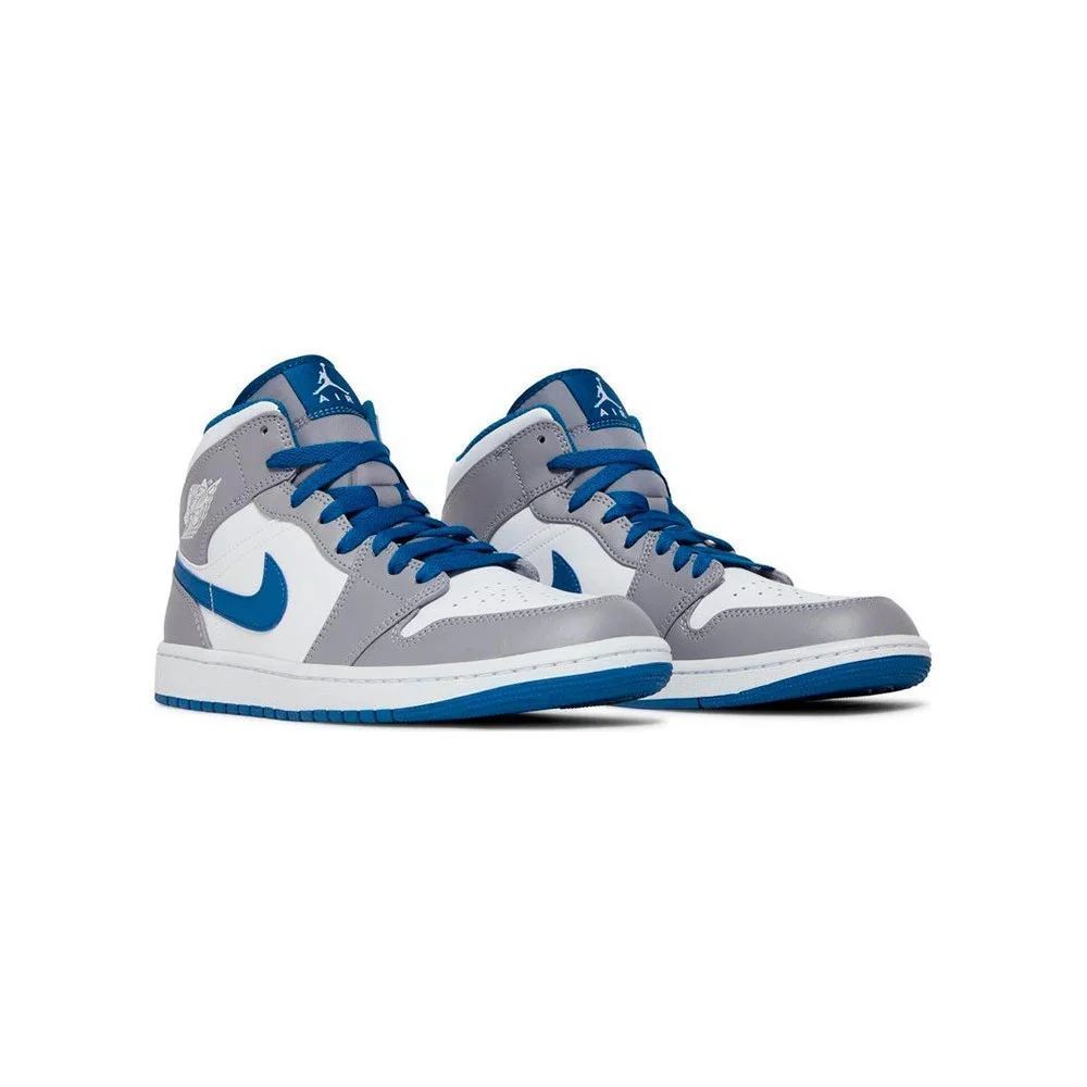 Кросівки Air Jordan 1 Mid True Blue Grey Dq8426-014 42.5 купити