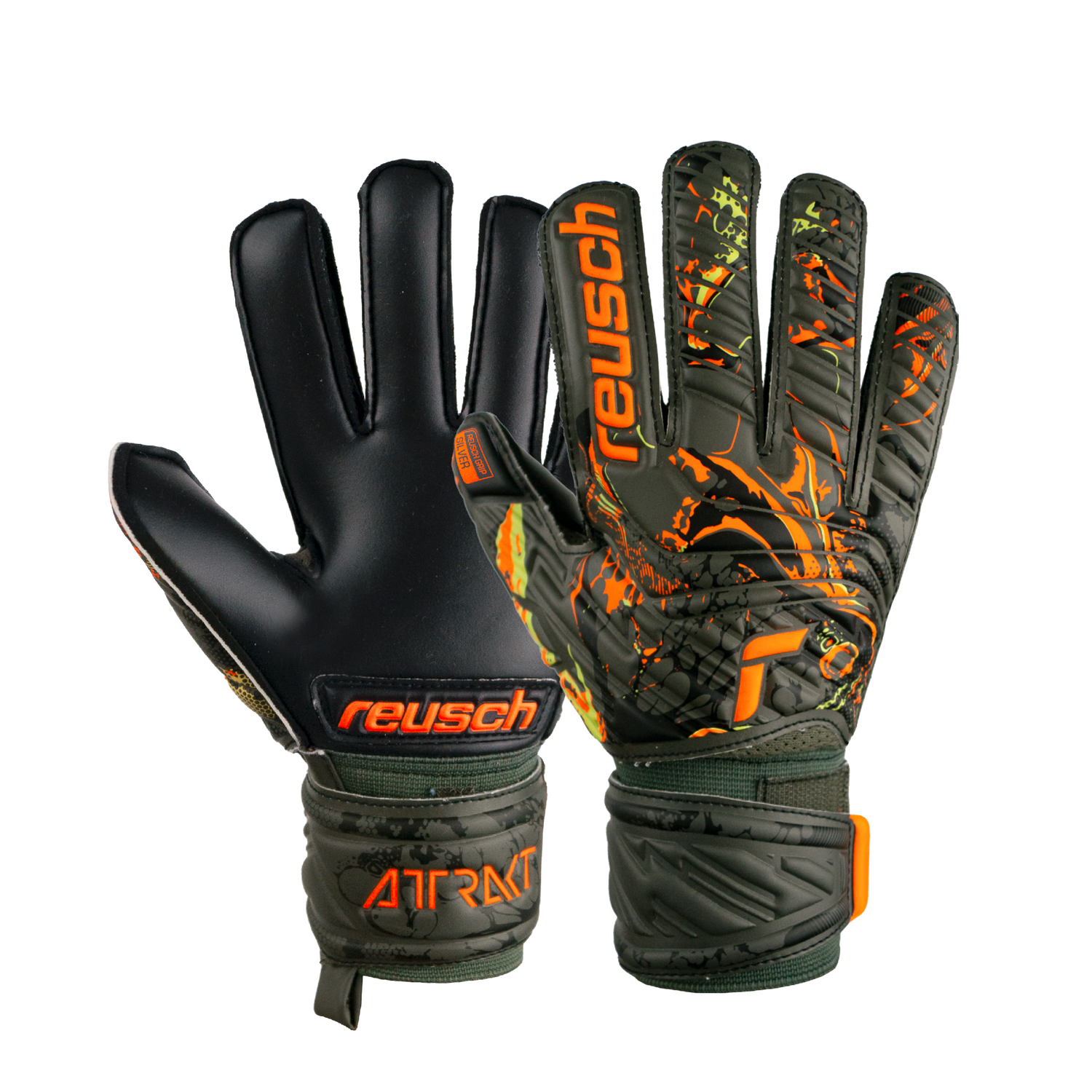 REUSCH GUANTI ATTRAKT SILVER JUNIORVERDE