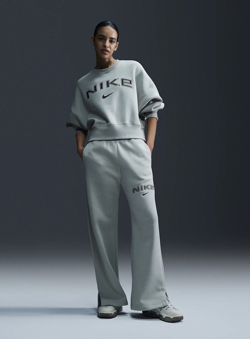 Штани Nike W NSW PHNX FLC HR LOGO PNT WDE купить