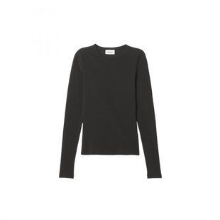 Лонгслів H&M Slim Fitted Long Sleeve Black 1141162001 S купити