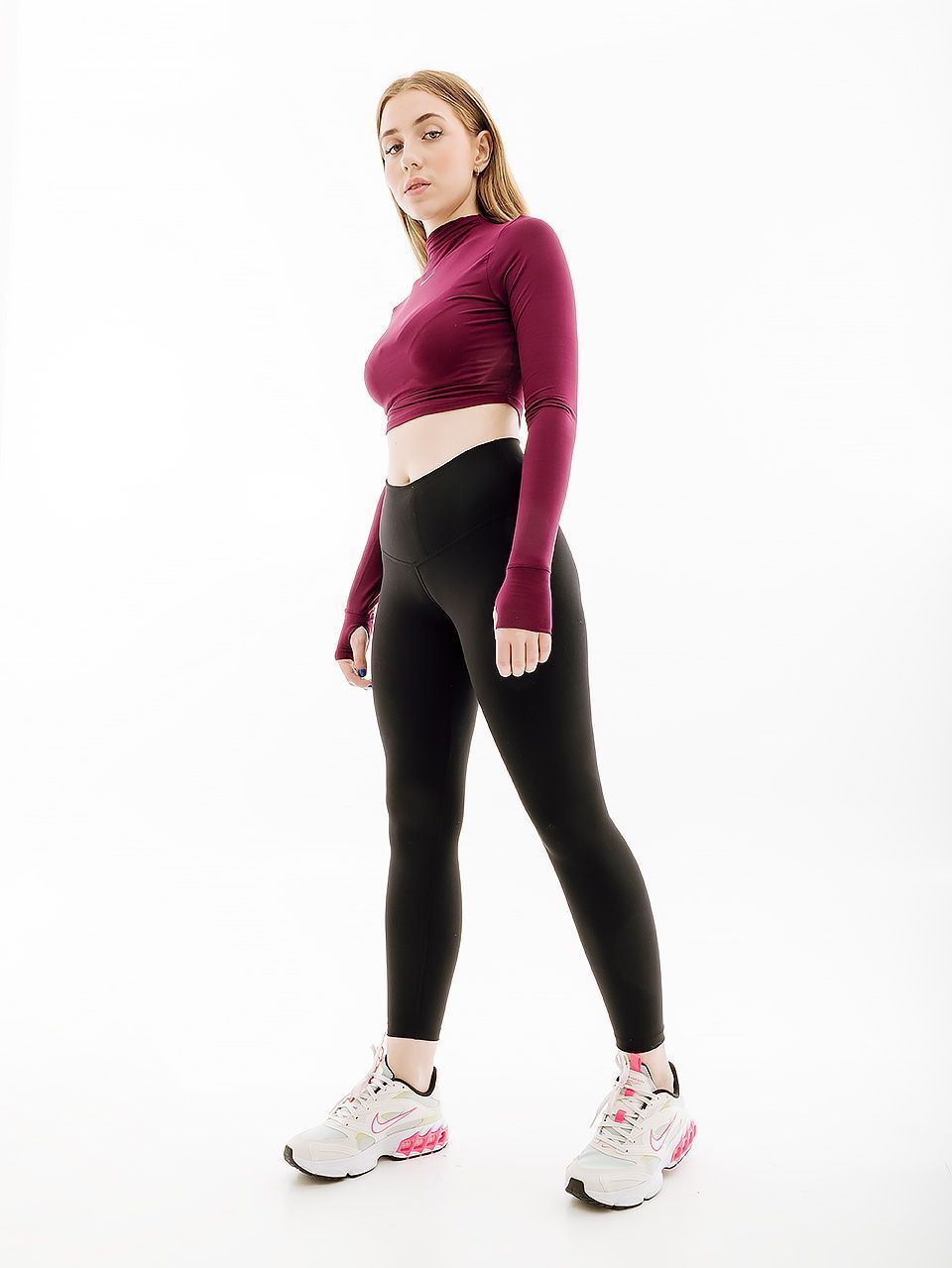 Кофта Nike ONE LUXE DF LS CROP ESS купити
