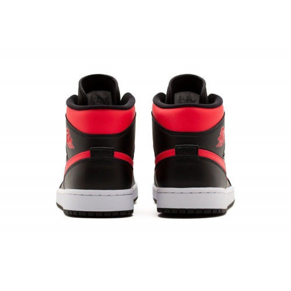 Кросівки Jordan 1 Mid Black Siren Red (W) купить