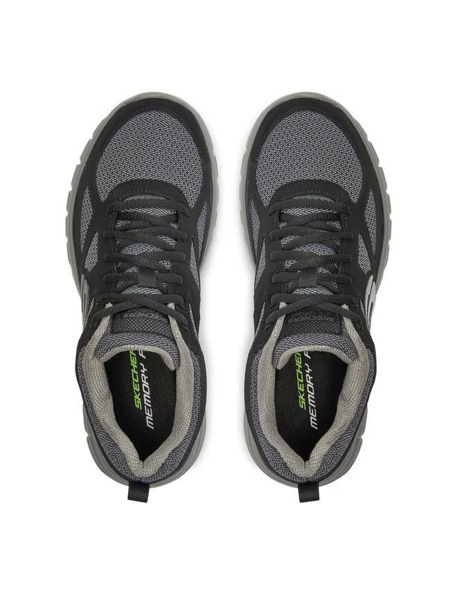 Кросівки чоловічі Skechers Burns Agoura Black/Gray (52635/BKGY) купить