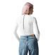 Лонгслів H&M Slim Fitted Long Sleeve White 1141162002 S 4