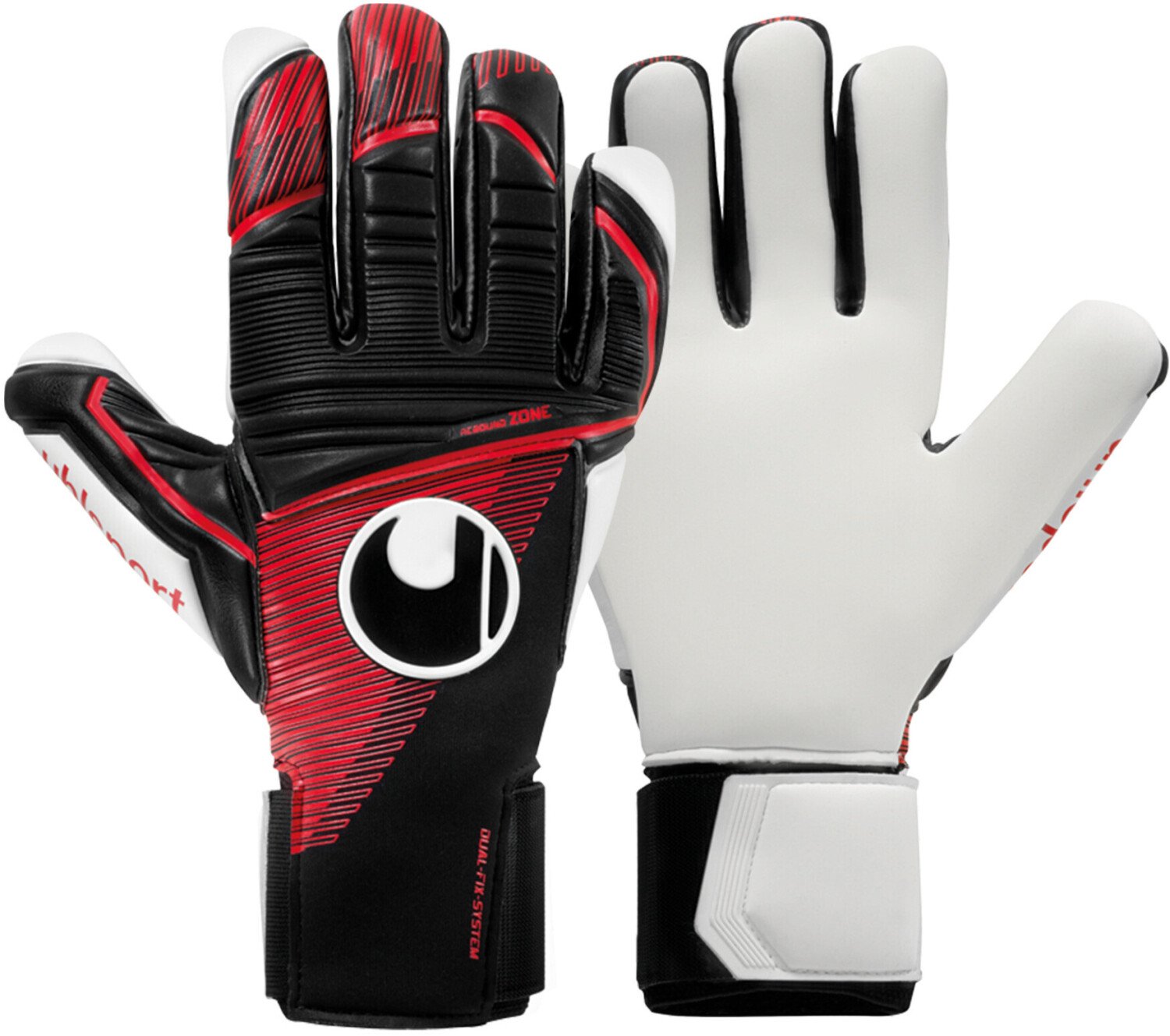 Воротарські рукавиці UHLSPORT Powerline Absolutgrip HN black/red/white купити