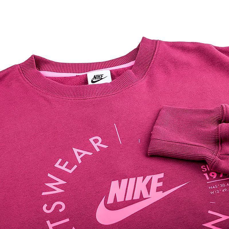 Світшот Nike W NSW FLC OS CREW PRNT SU купить