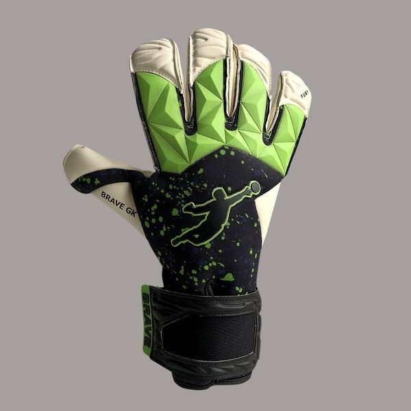 Вратарские перчатки Brave GK Fury 2.0 Green Paint Drops купить