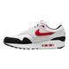 Кросівки Nike Air Max 1 "White / Pure Platinum / Black / University Red" 1