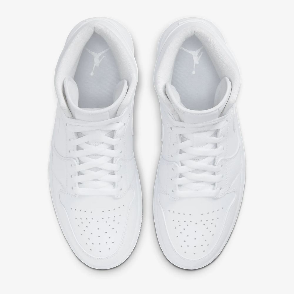 Кросівки Nike Air Jordan 1 Mid White купить