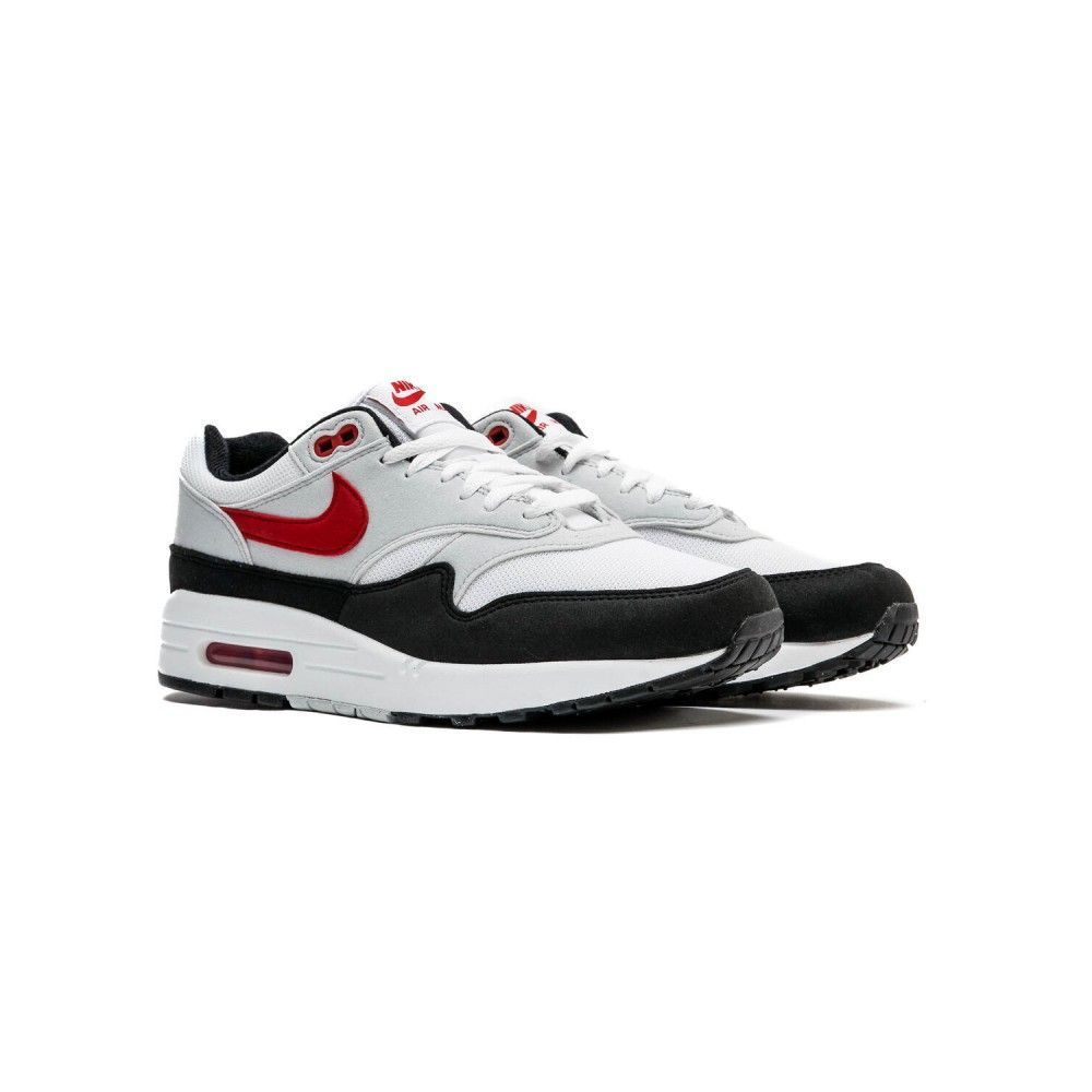 Кросівки Nike Air Max 1 "White / Pure Platinum / Black / University Red" купити
