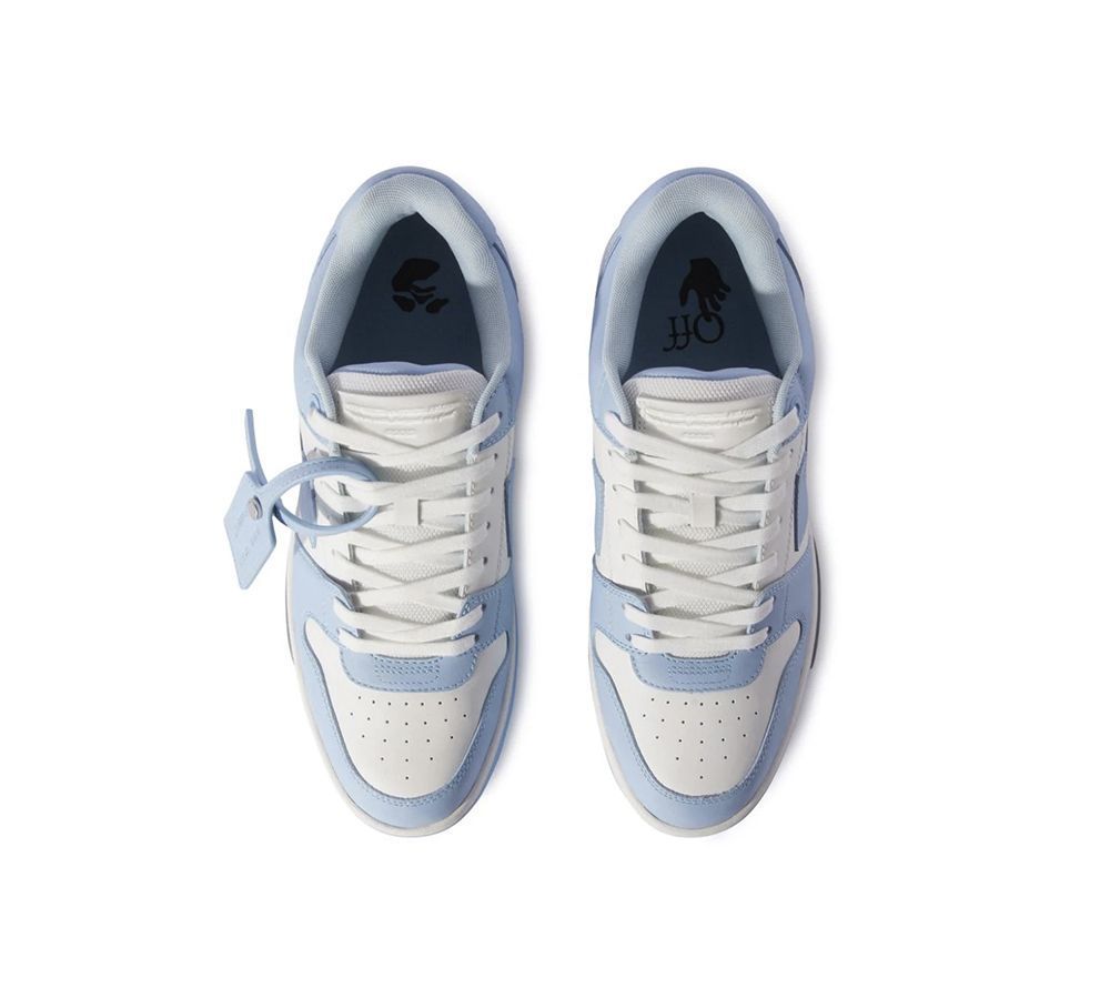 Кросівки Off-White Out Of Office Low-Top calf leather Sneakers Light blue White купить